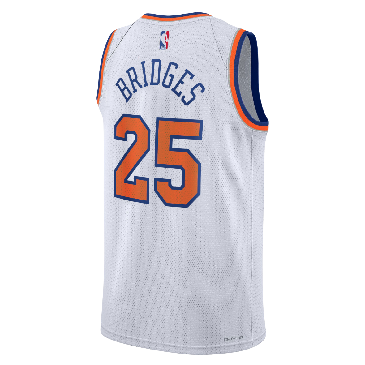 New York Knicks White Association Jersey Mikal Bridges #25