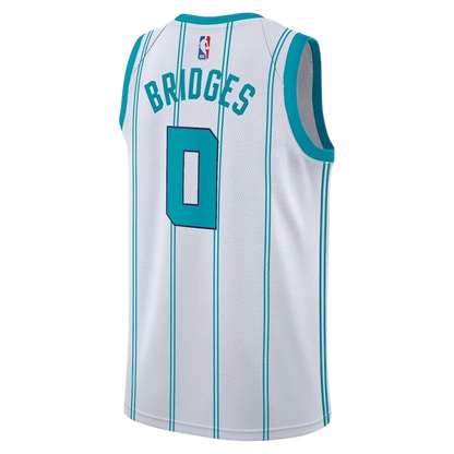 Charlotte Hornets White Association Jersey Miles Bridges #0