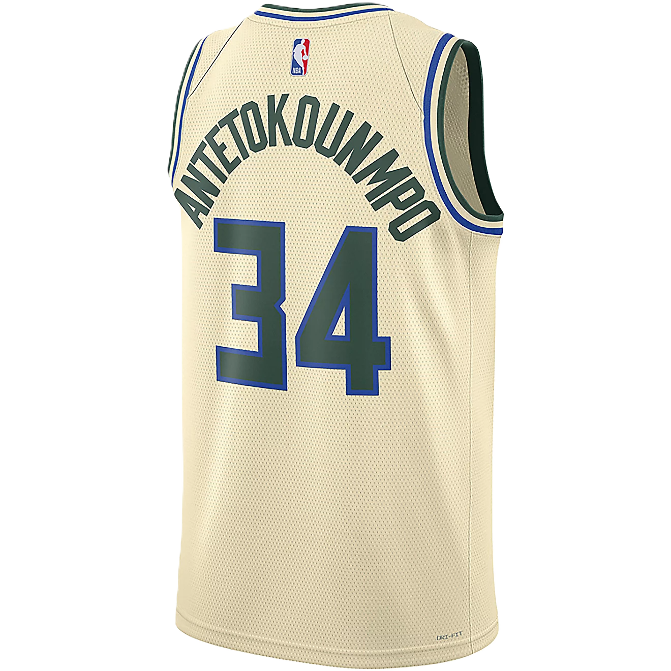 Milwaukee Bucks Cream 2025-2026 City Edition Jersey Giannis Antetokounmpo #34