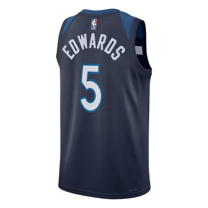 Minnesota Timberwolves Edwards Jersey back