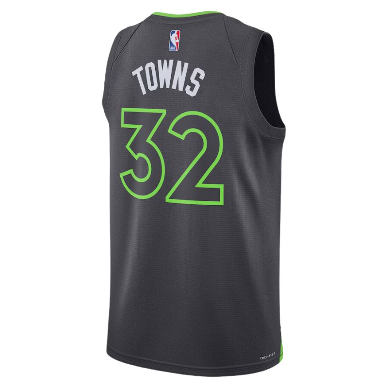 Minnesota Timberwolves Towns Jersey back