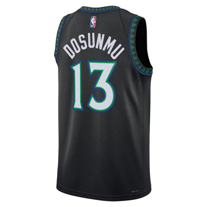 Minnesota Timberwolves Black Statement Edition Jersey Ayo Dosunmu #13 back