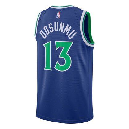 Minnesota Timberwolves Blue Icon Edition Jersey Ayo Dosunmu #13 back