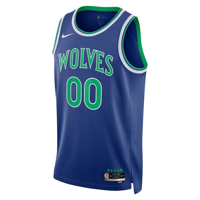 Minnesota Timberwolves Blue Icon Edition Jersey Custom front
