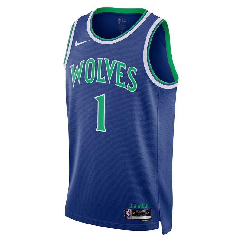 Minnesota Timberwolves Blue Icon Edition Jersey LaMelo Ball #1 front