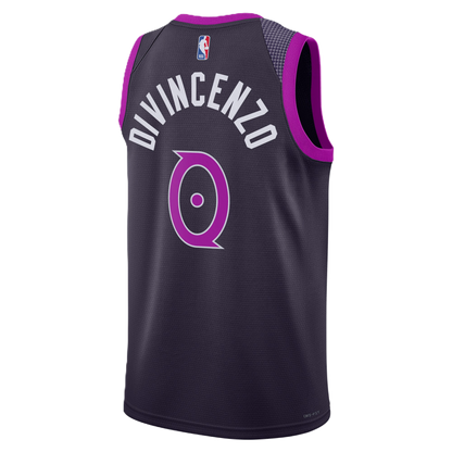 Minnesota Timberwolves Purple 2025-2026 City Edition Jersey Donte DiVincenzo #0