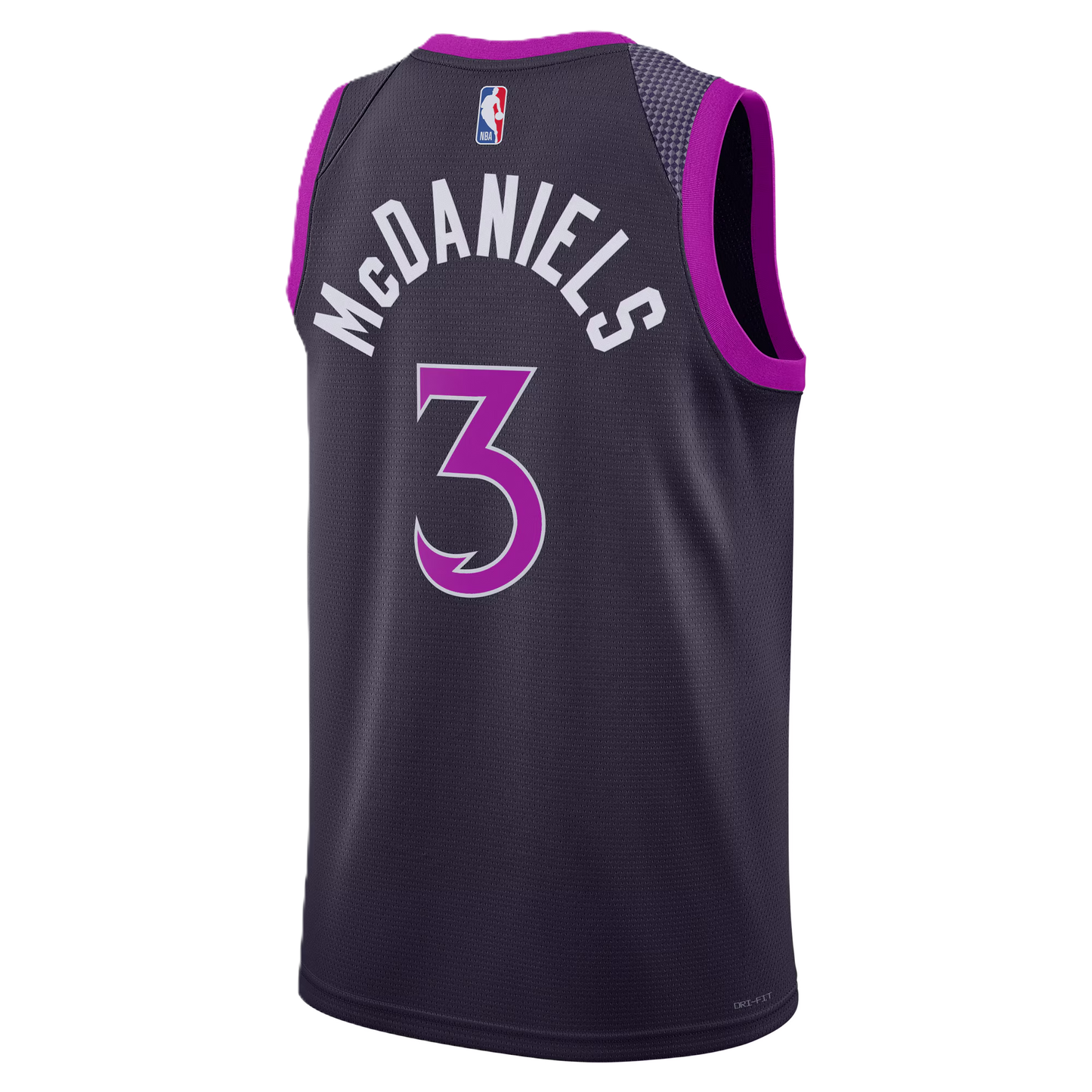 Minnesota Timberwolves Purple 2025-2026 City Edition Jersey Jaden McDaniels #3