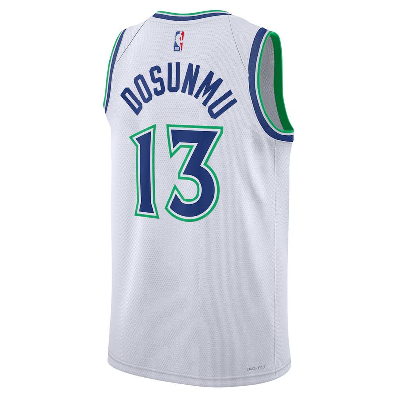 Minnesota Timberwolves White Association Edition Jersey Ayo Dosunmu #13 back