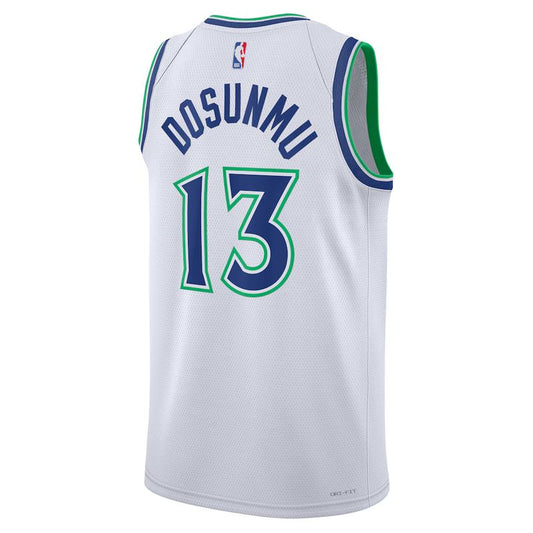 Minnesota Timberwolves White Association Edition Jersey Ayo Dosunmu #13 back