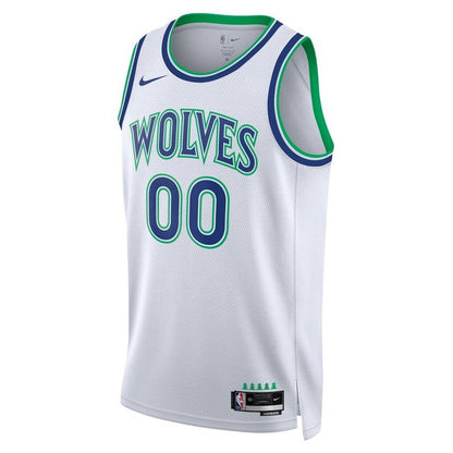 Minnesota Timberwolves White Association Edition Jersey Custom front