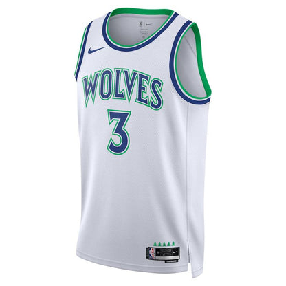 Minnesota Timberwolves White Association Edition Jersey Jaden McDaniels #3 front