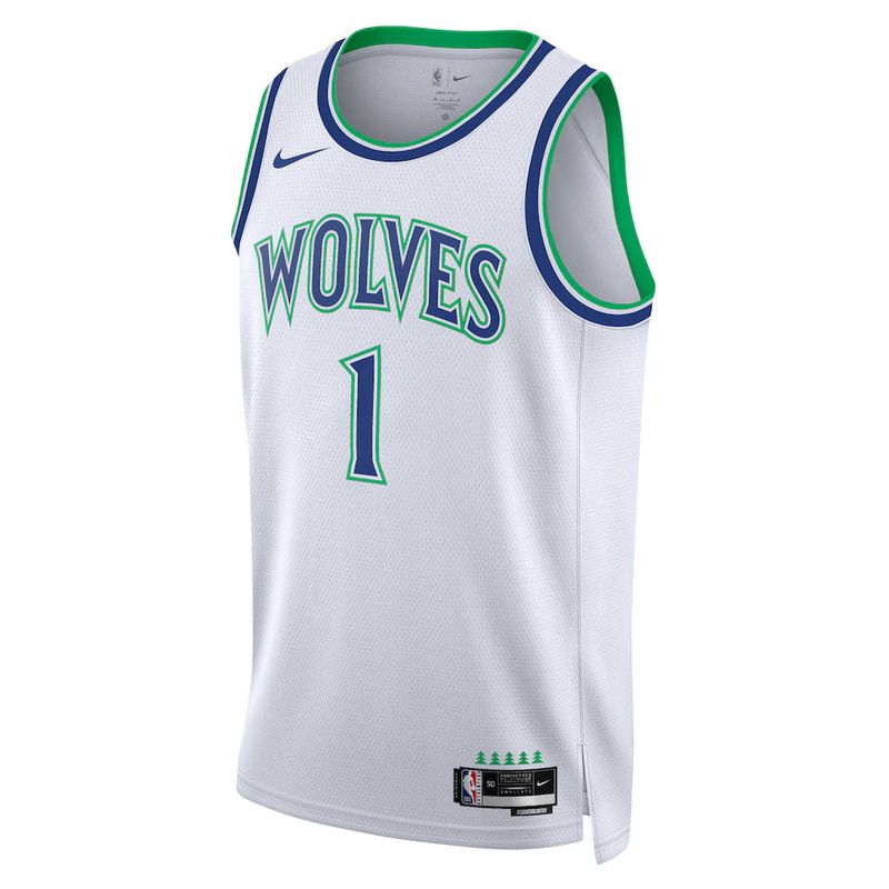 Minnesota Timberwolves White Association Edition Jersey LaMelo Ball #1 front