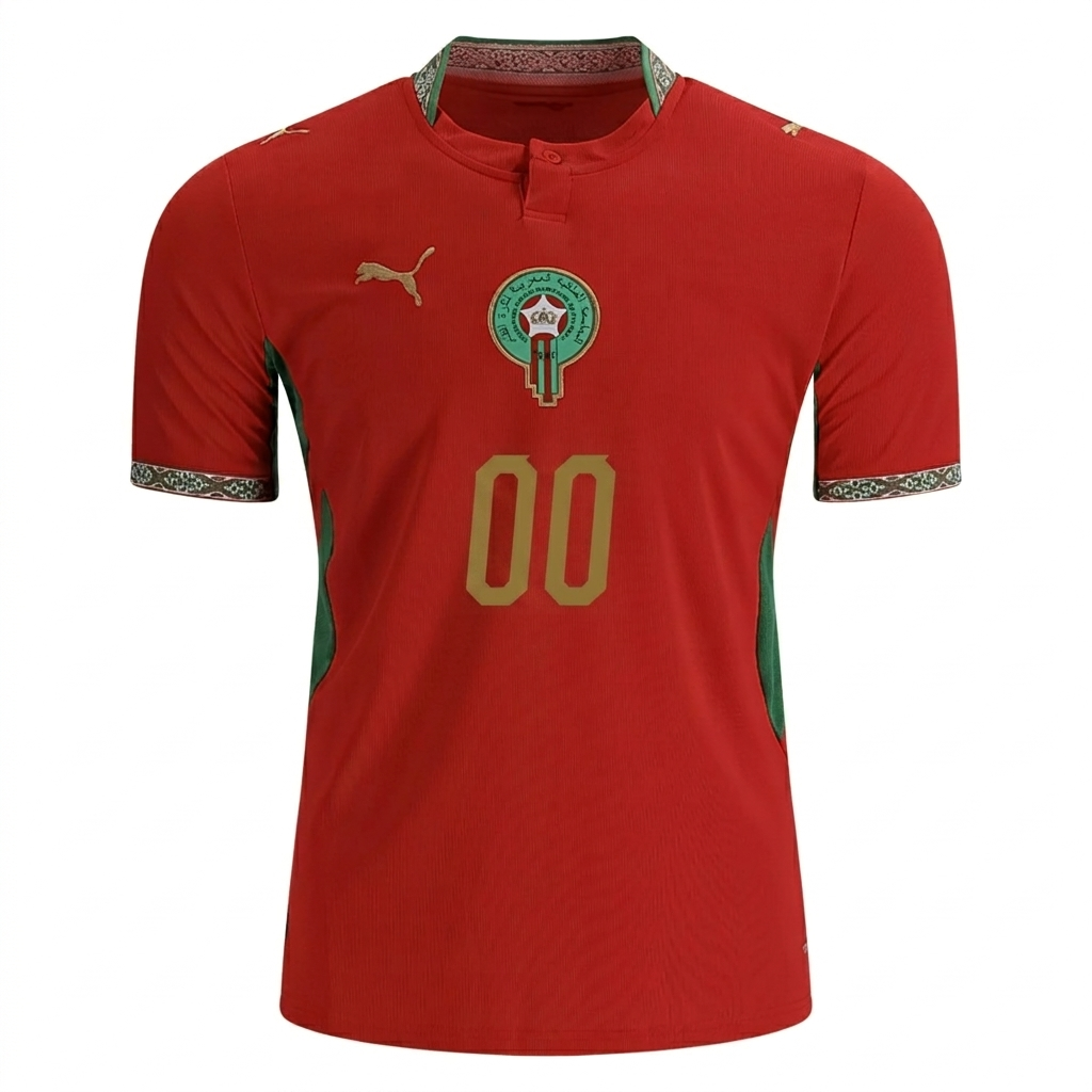 Morocco 2026 Home Jersey Custom