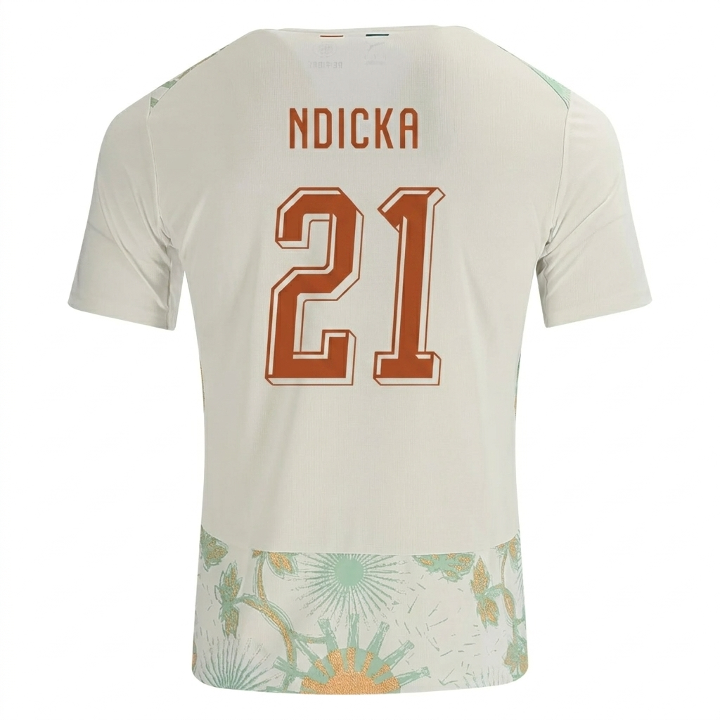 Ivory Coast 2026 Away Jersey Evan Ndicka #21