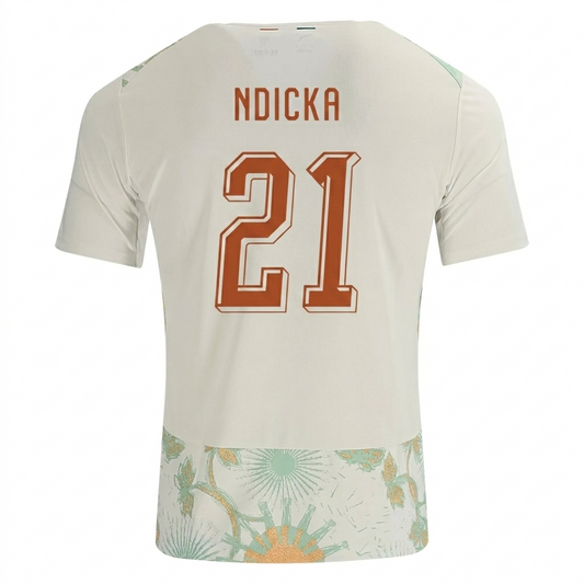 Ivory Coast 2026 Away Jersey Evan Ndicka #21