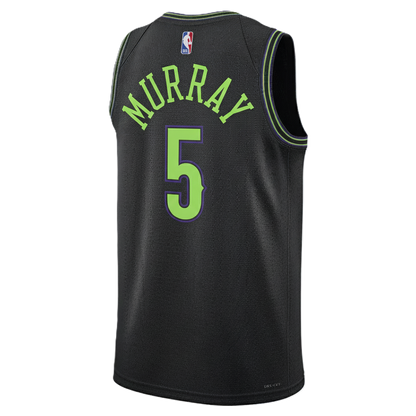 New Orleans Pelicans Black 2025-2026 City Edition Jersey Dejounte Murray #5