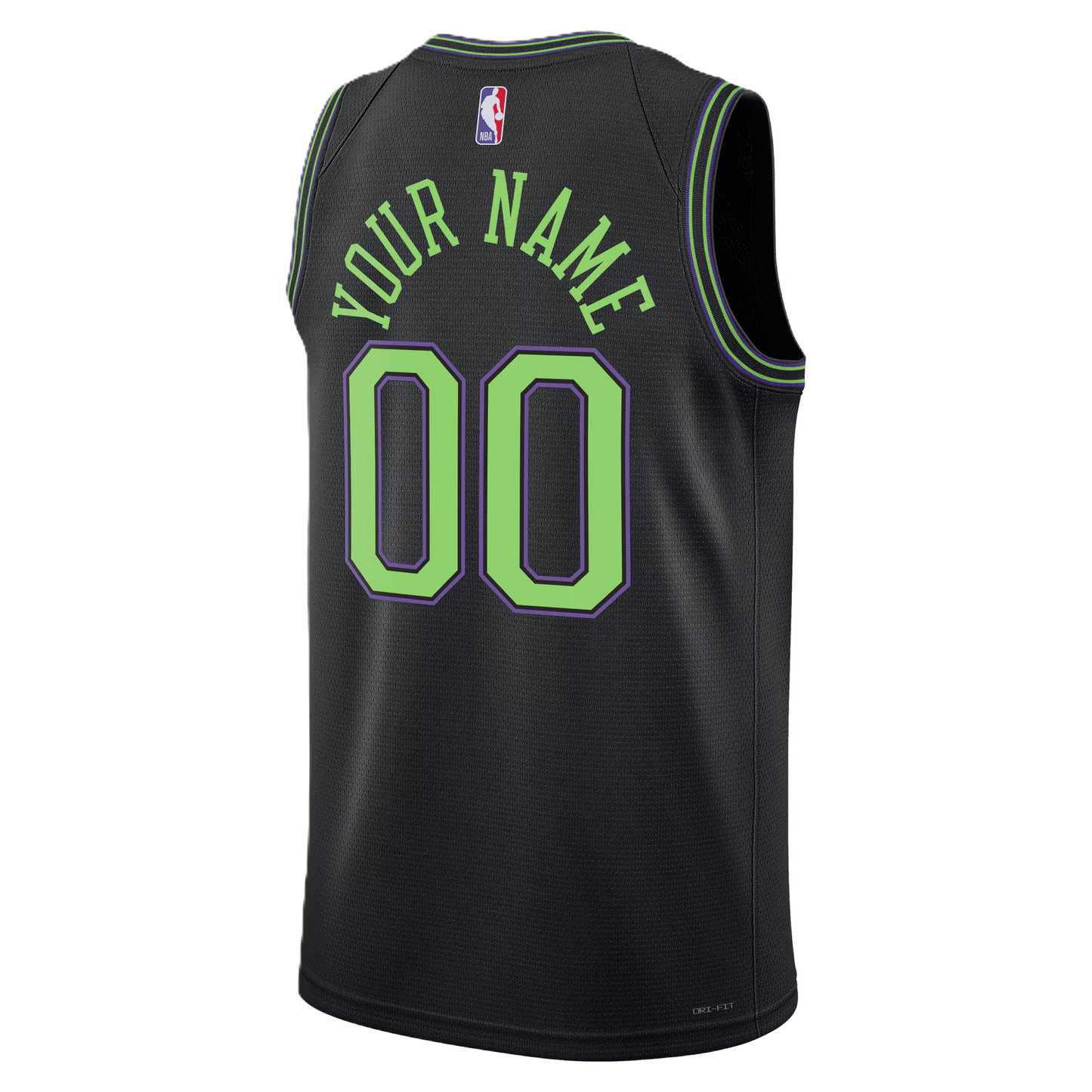 New Orleans Pelicans Black 2025-2026 City Edition Jersey Custom