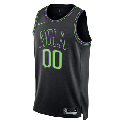 New Orleans Pelicans Black 2025-2026 City Edition Jersey Custom