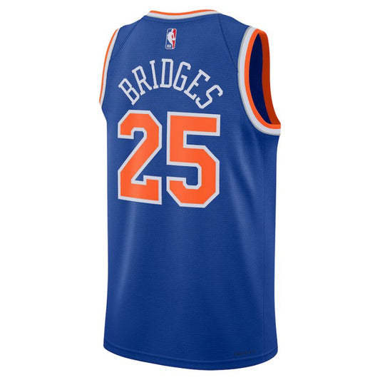 New York Knicks 24/25 Bridges Away Jersey back