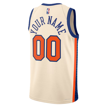 New York Knicks White 2025-2026 City Edition Jersey Custom