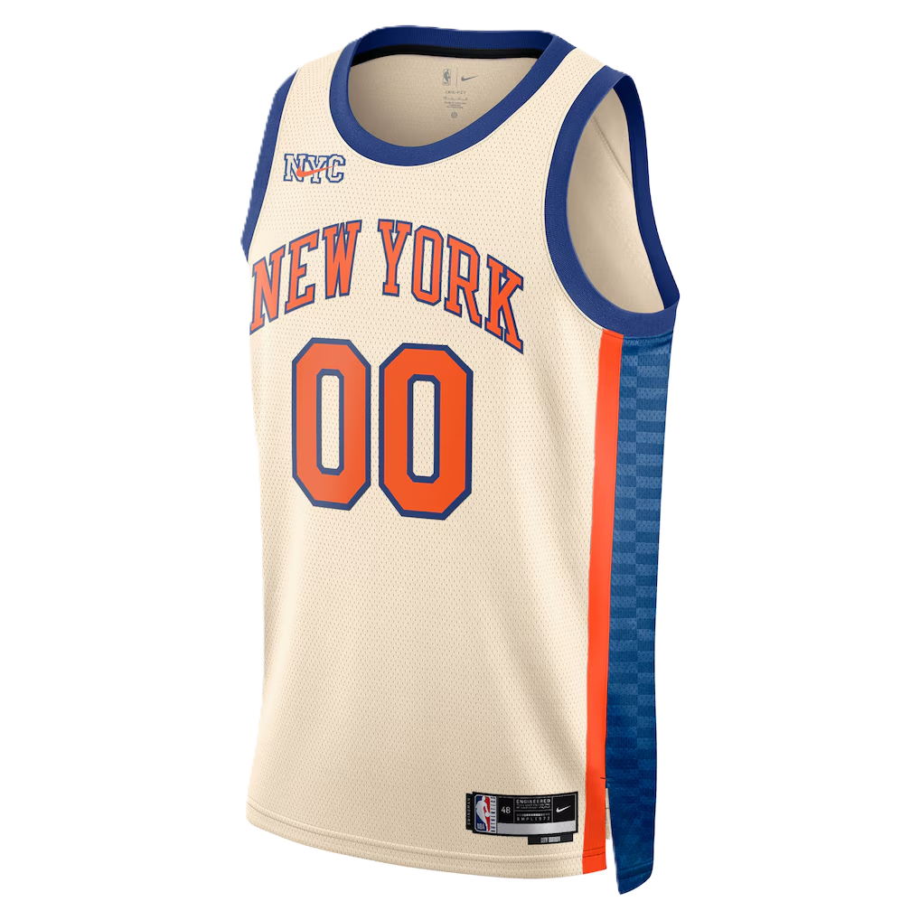 New York Knicks White 2025-2026 City Edition Jersey Custom