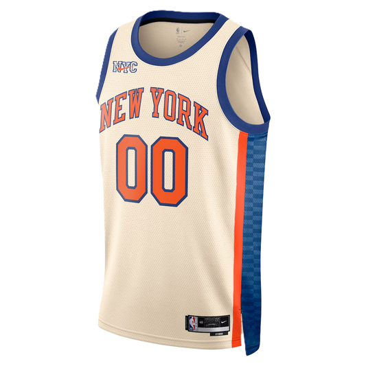 New York Knicks White 2025-2026 City Edition Jersey Custom