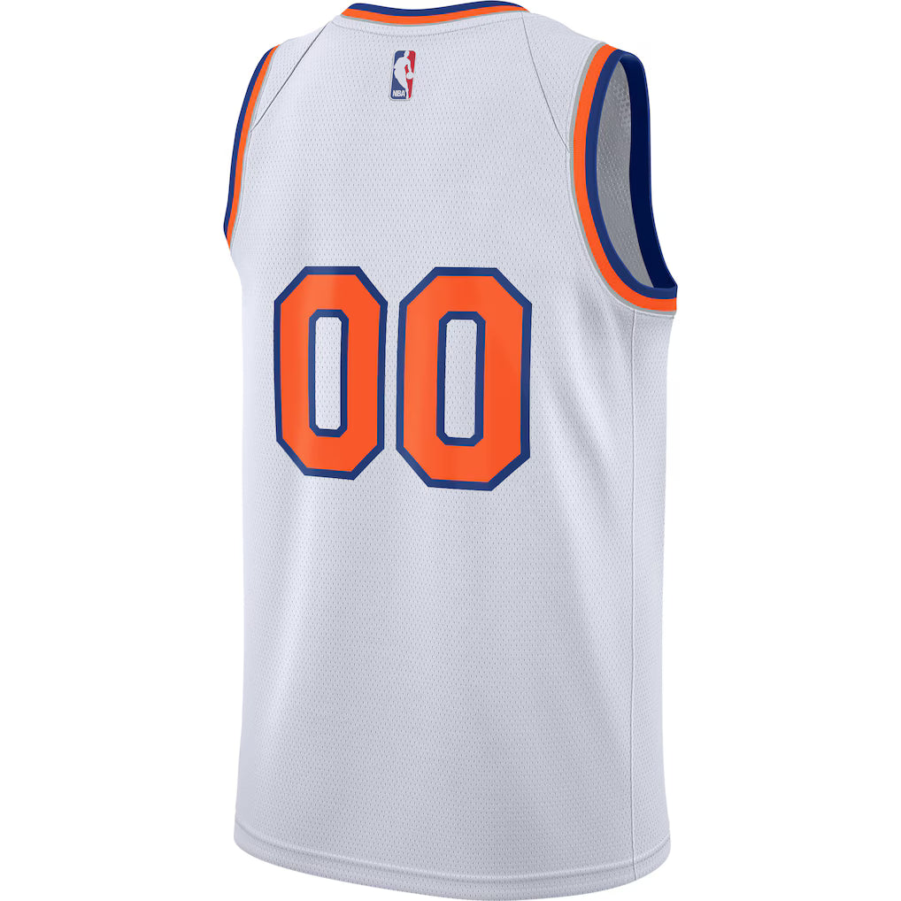 New York Knicks White 2025-2026 City Edition Jersey Custom
