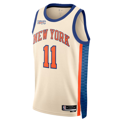 New York Knicks White 2025-2026 City Edition Jersey Jalen Brunson #11