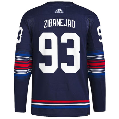 New York Rangers Jersey Zibanejad #93 back