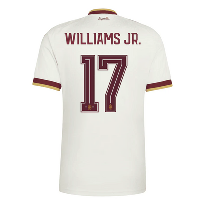 Spain 2026 Away Jersey Nico Williams #17 - 2 Stars