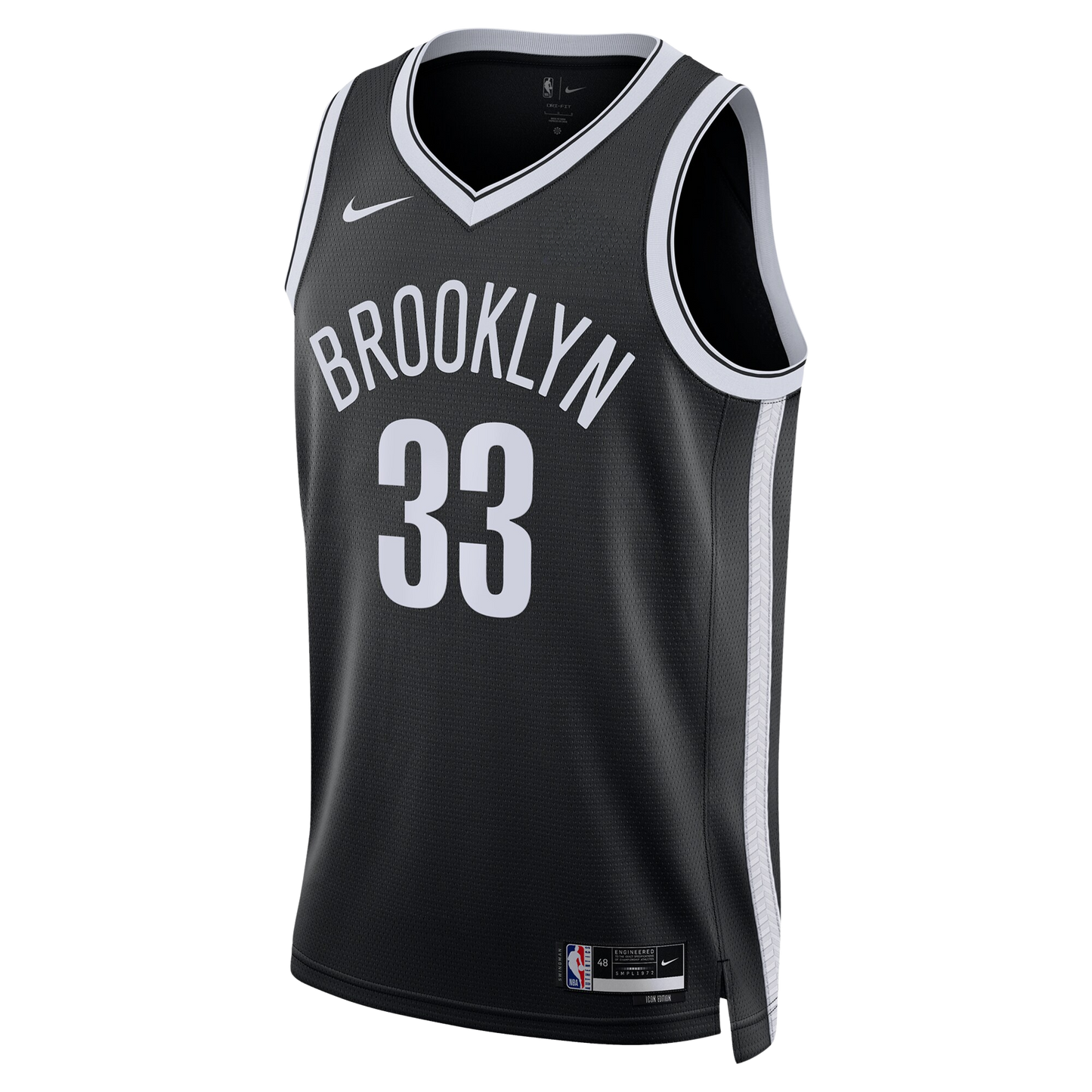 Brooklyn Nets Black Icon Jersey Nicolas Claxton #33
