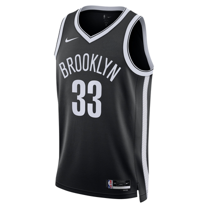 Brooklyn Nets Black Icon Jersey Nicolas Claxton #33