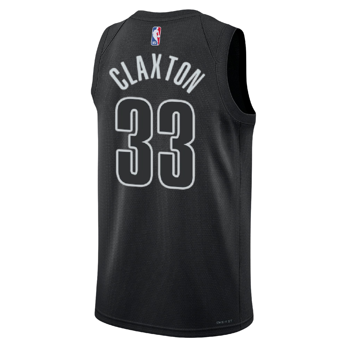 Brooklyn Nets Black Statement Jersey Nicolas Claxton #33