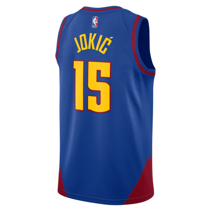 Denver Nuggets Blue Statement Jersey Nikola Jokić #15