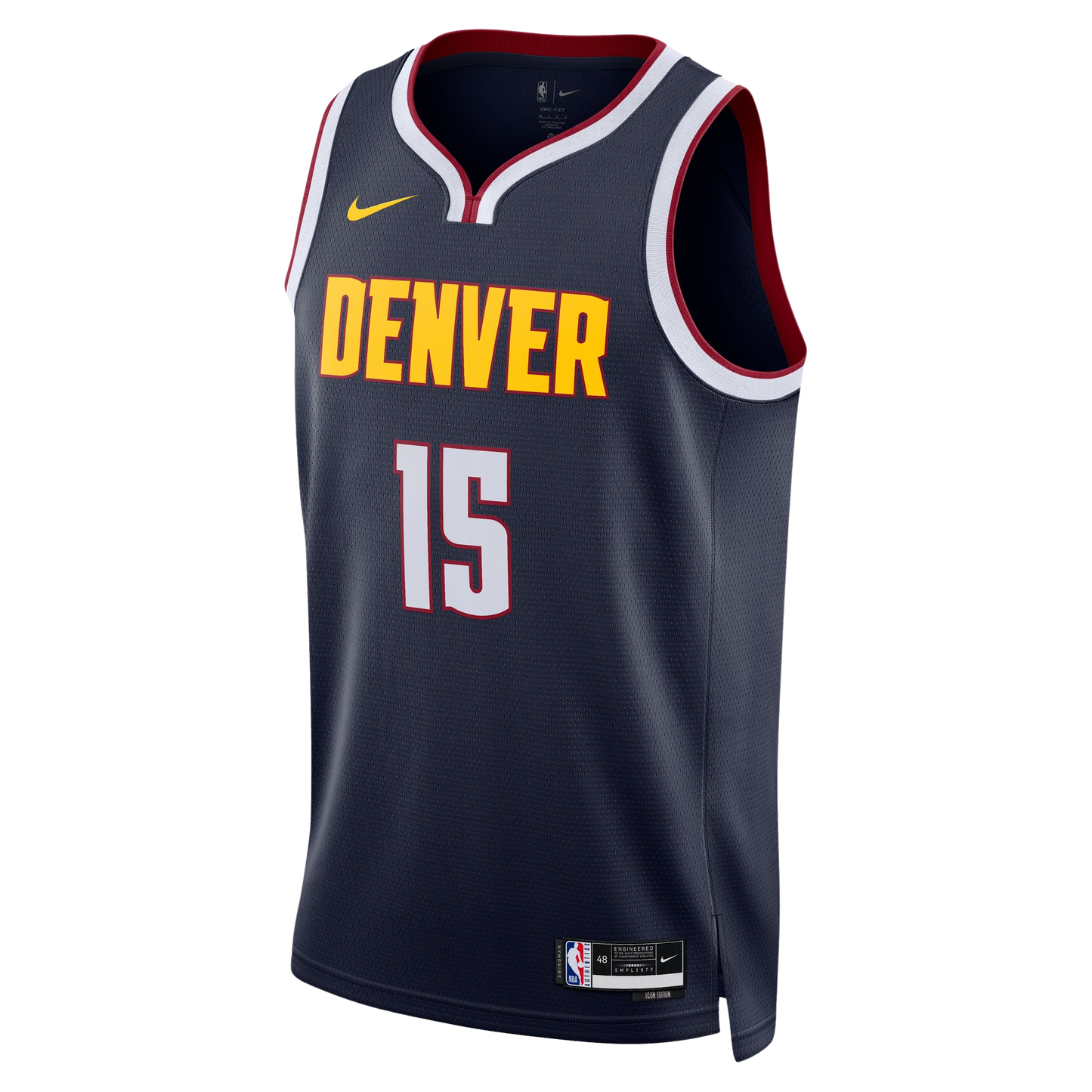Denver Nuggets Navy Icon Jersey Nikola Jokić #15