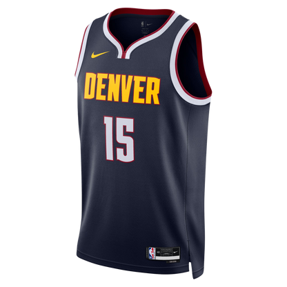 Denver Nuggets Navy Icon Jersey Nikola Jokić #15