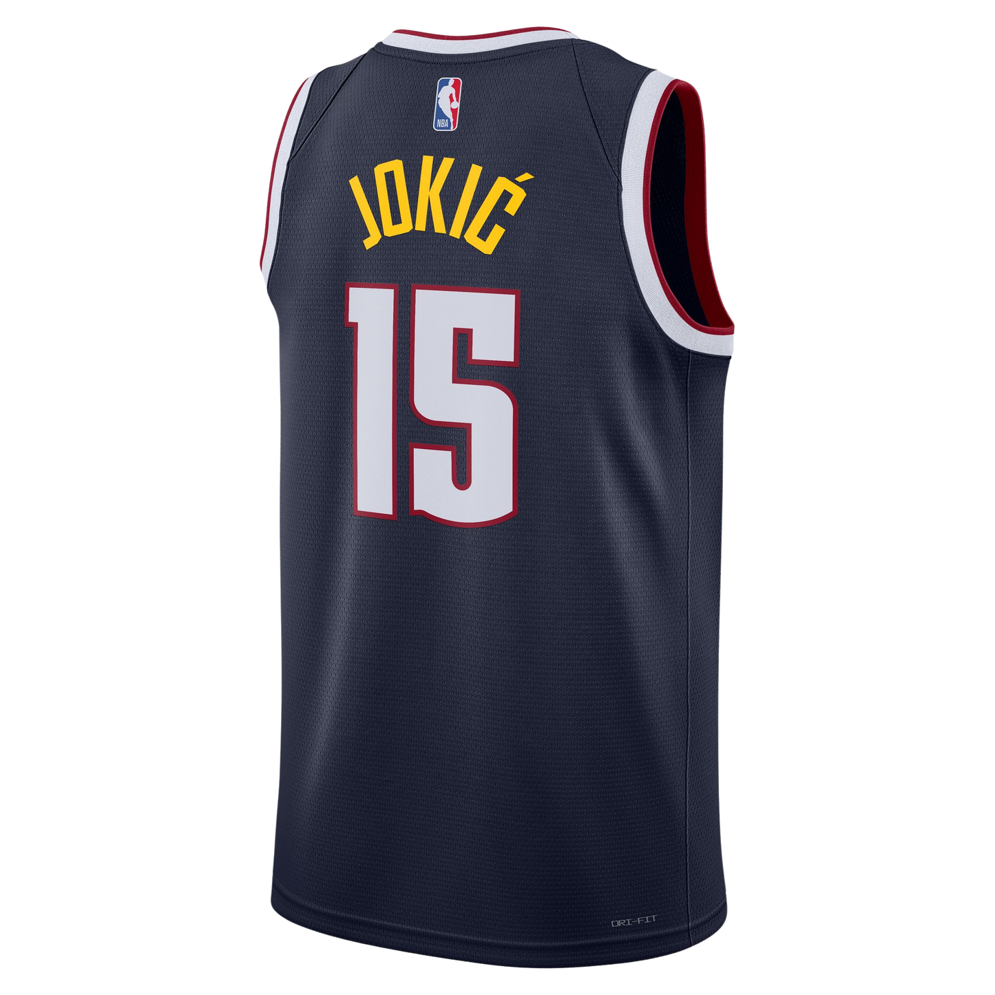 Denver Nuggets Navy Icon Jersey Nikola Jokić #15