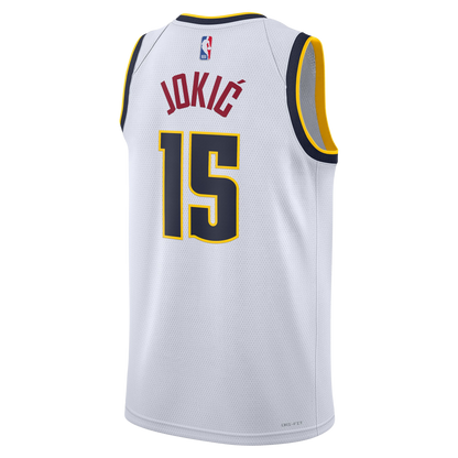 Denver Nuggets White Association Jersey Nikola Jokić #15