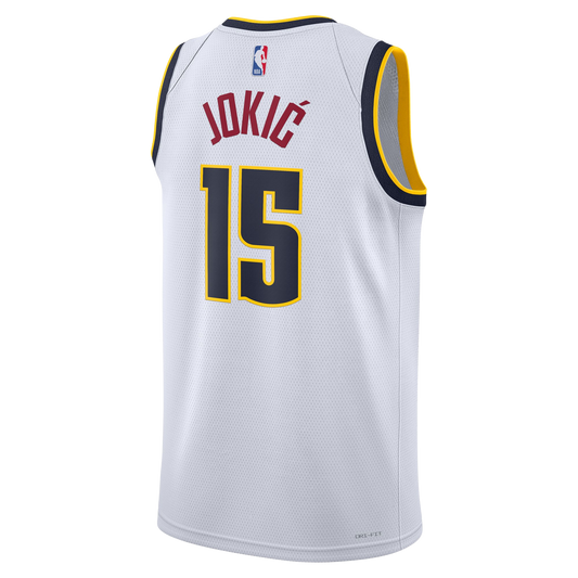 Denver Nuggets White Association Jersey Nikola Jokić #15