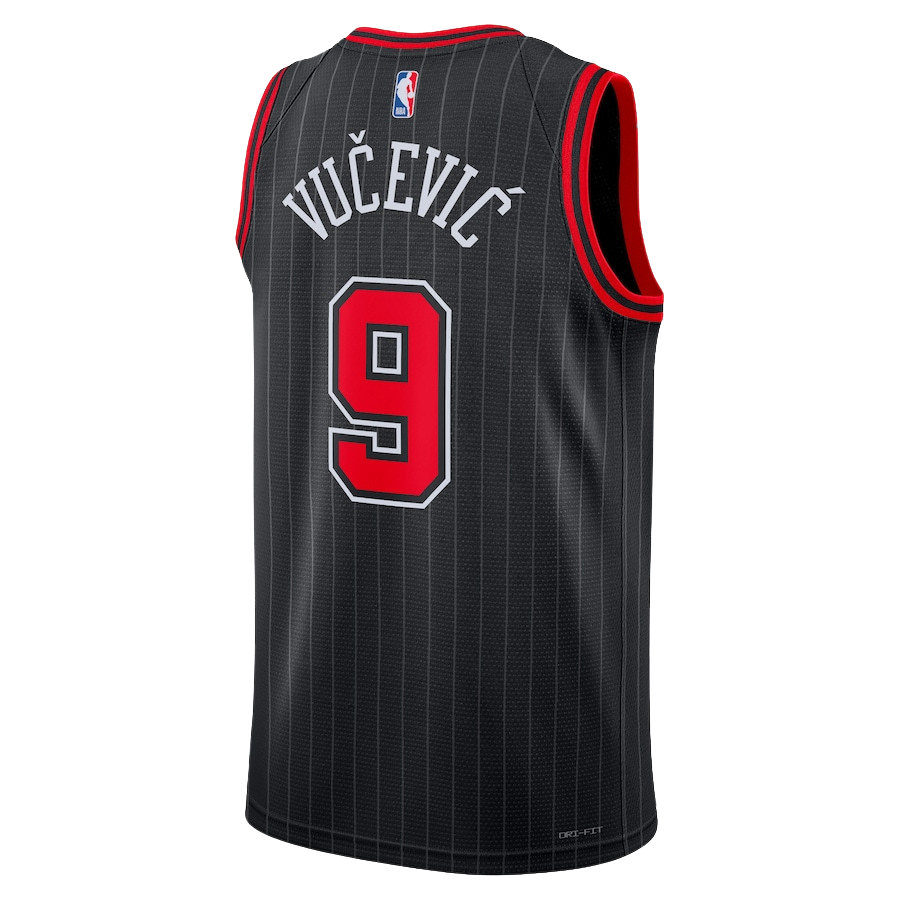 Chicago Bulls Black Statement Jersey Nikola Vučević #9
