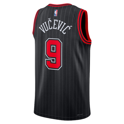 Chicago Bulls Black Statement Jersey Nikola Vučević #9