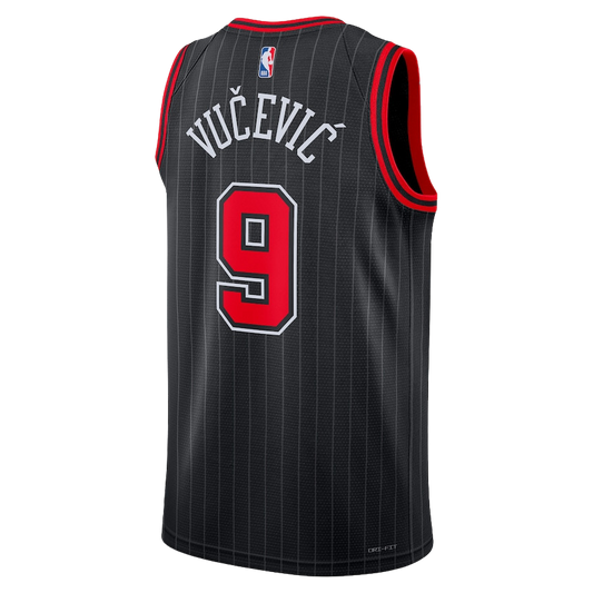 Chicago Bulls Black Statement Jersey Nikola Vučević #9