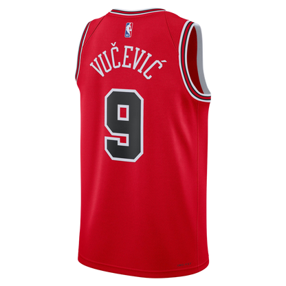 Chicago Bulls Red Icon Jersey Nikola Vučević #9
