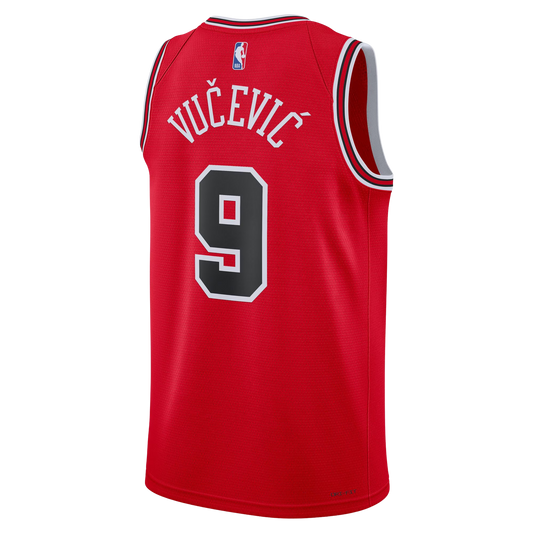 Chicago Bulls Red Icon Jersey Nikola Vučević #9