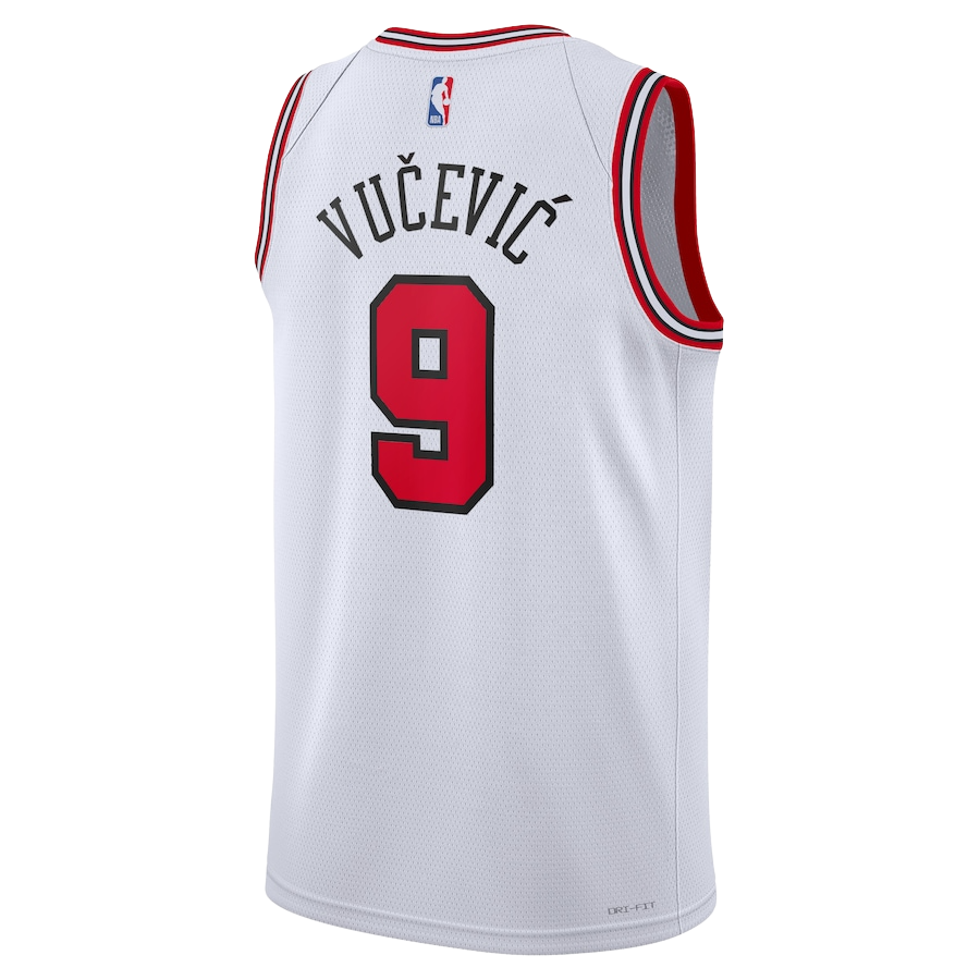 Chicago Bulls White Association Jersey Nikola Vučević #9