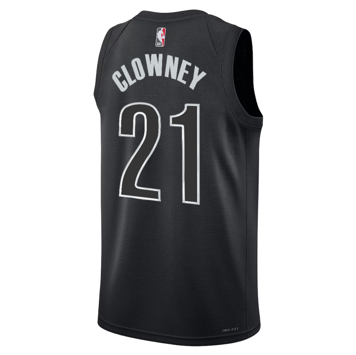 Brooklyn Nets Black Statement Jersey Noah Clowney #21