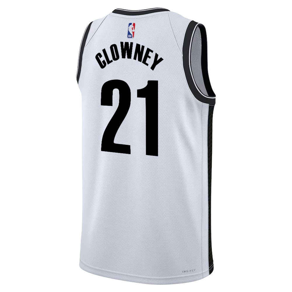 Brooklyn Nets White Association Jersey Noah Clowney #21