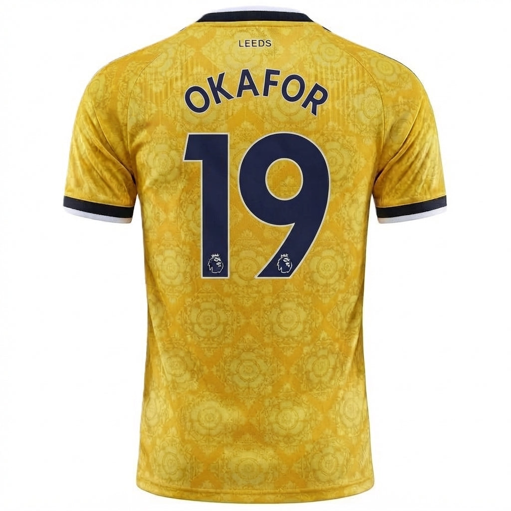 Leeds United 26/27 Away Jersey Noah Okafor #19