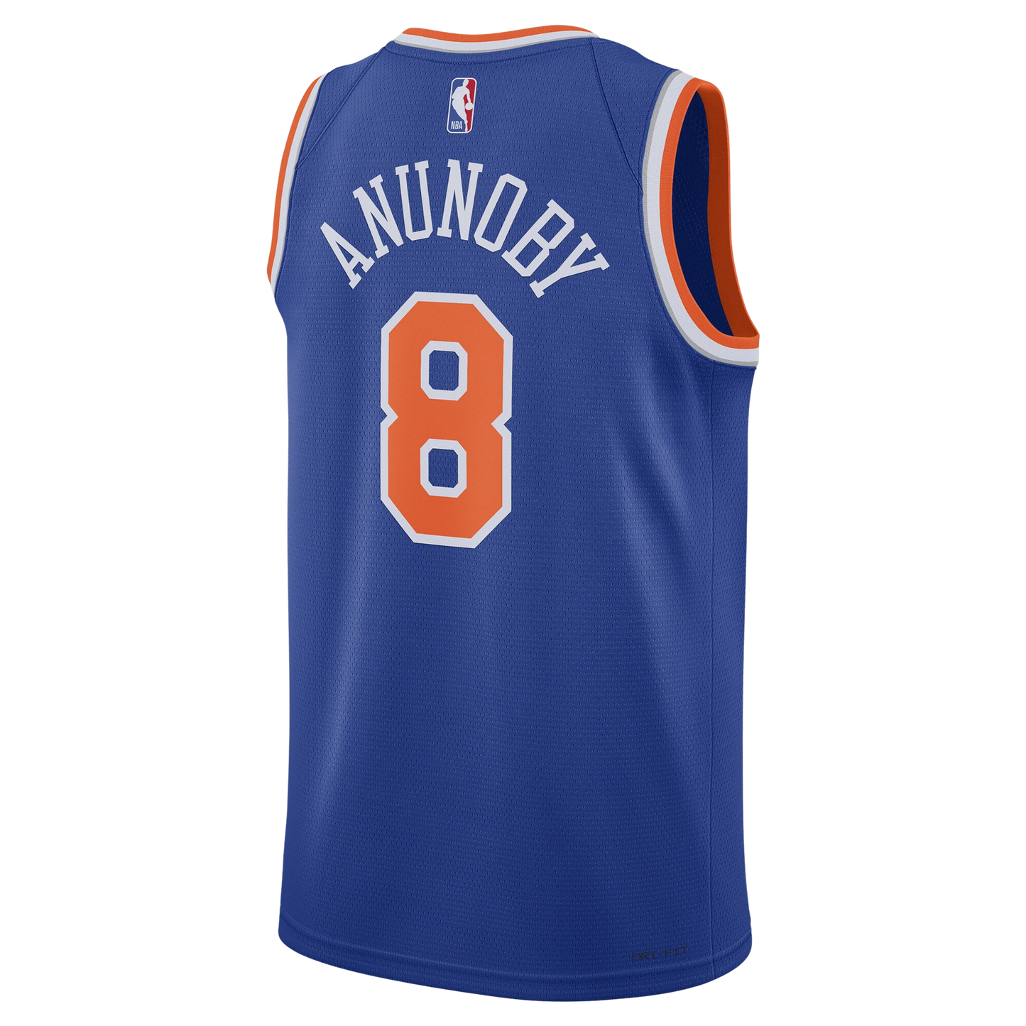 New York Knicks Blue Icon Jersey OG Anunoby #8