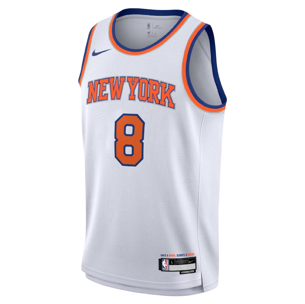 New York Knicks White Association Jersey OG Anunoby #8